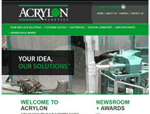 Tablet Screenshot of acrylon.com